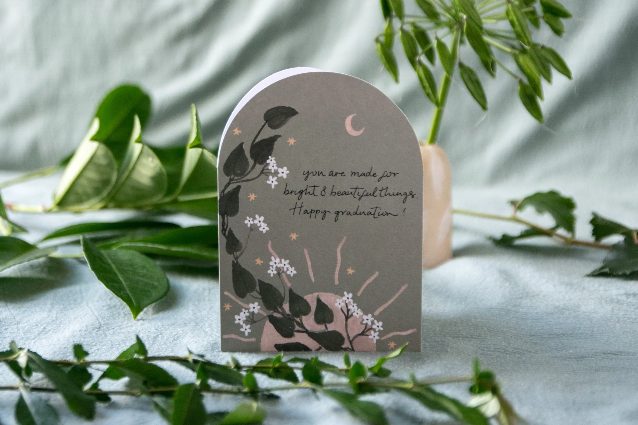 Bright & Beautiful Things' Graduation Card The Hidden Pearl Studio Bright & Beautiful Things' Graduation Card The Hidden Pearl Studio