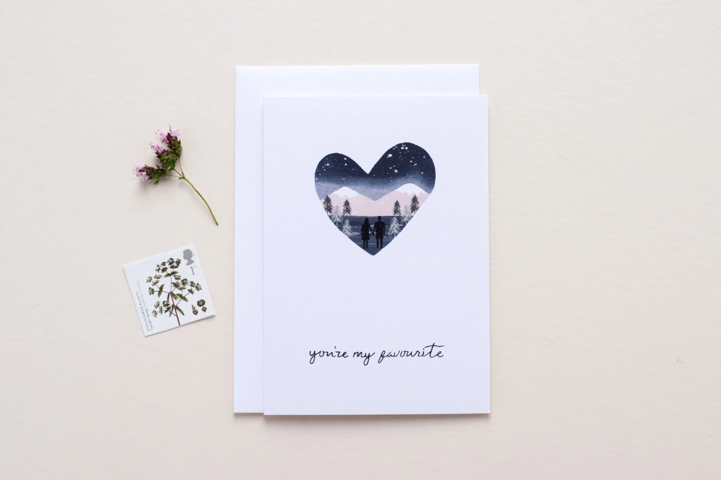 SECOND 'My Favourite' Greeting Card