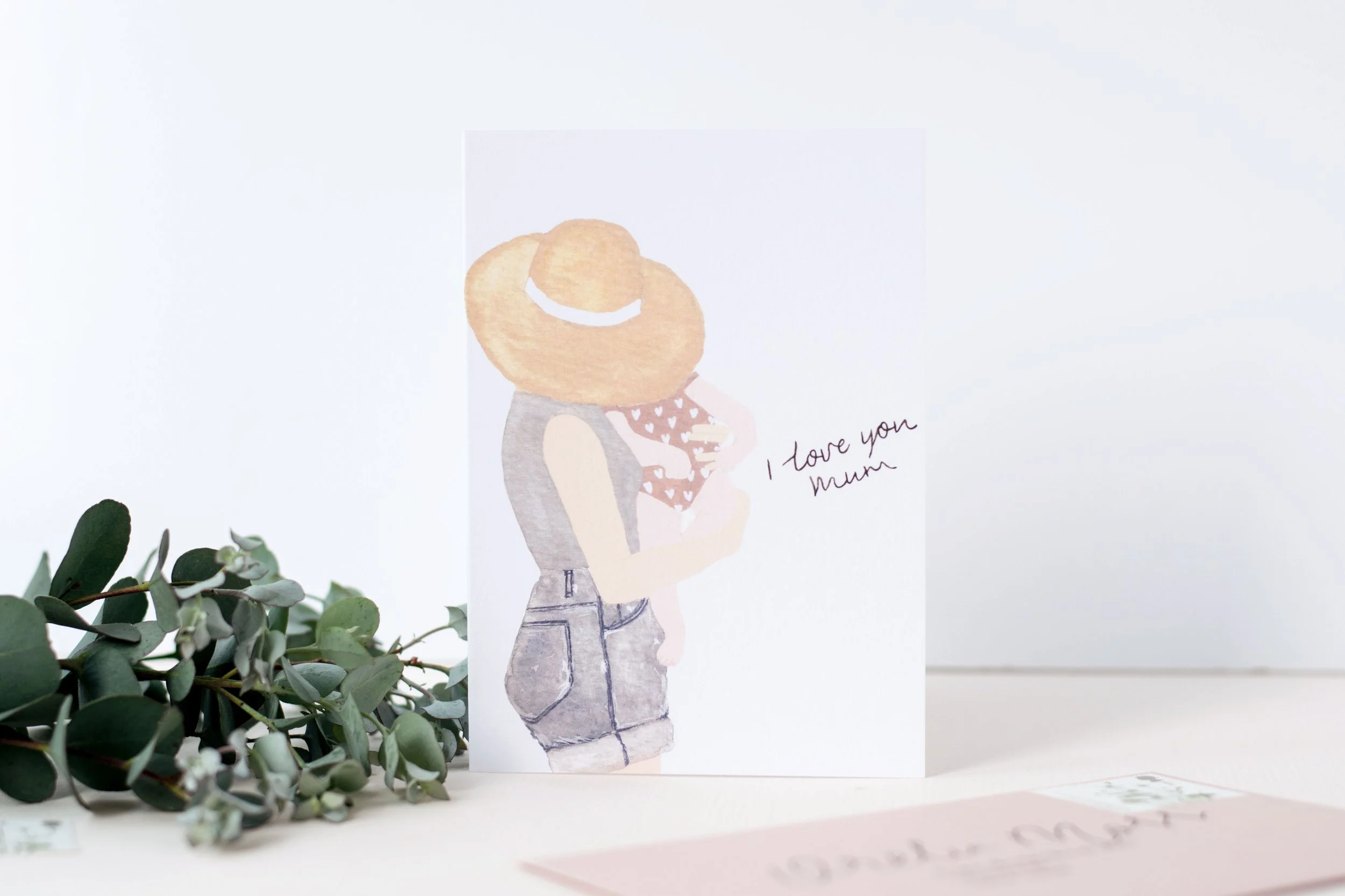 SECOND 'I Love You Mum' Greeting Card
