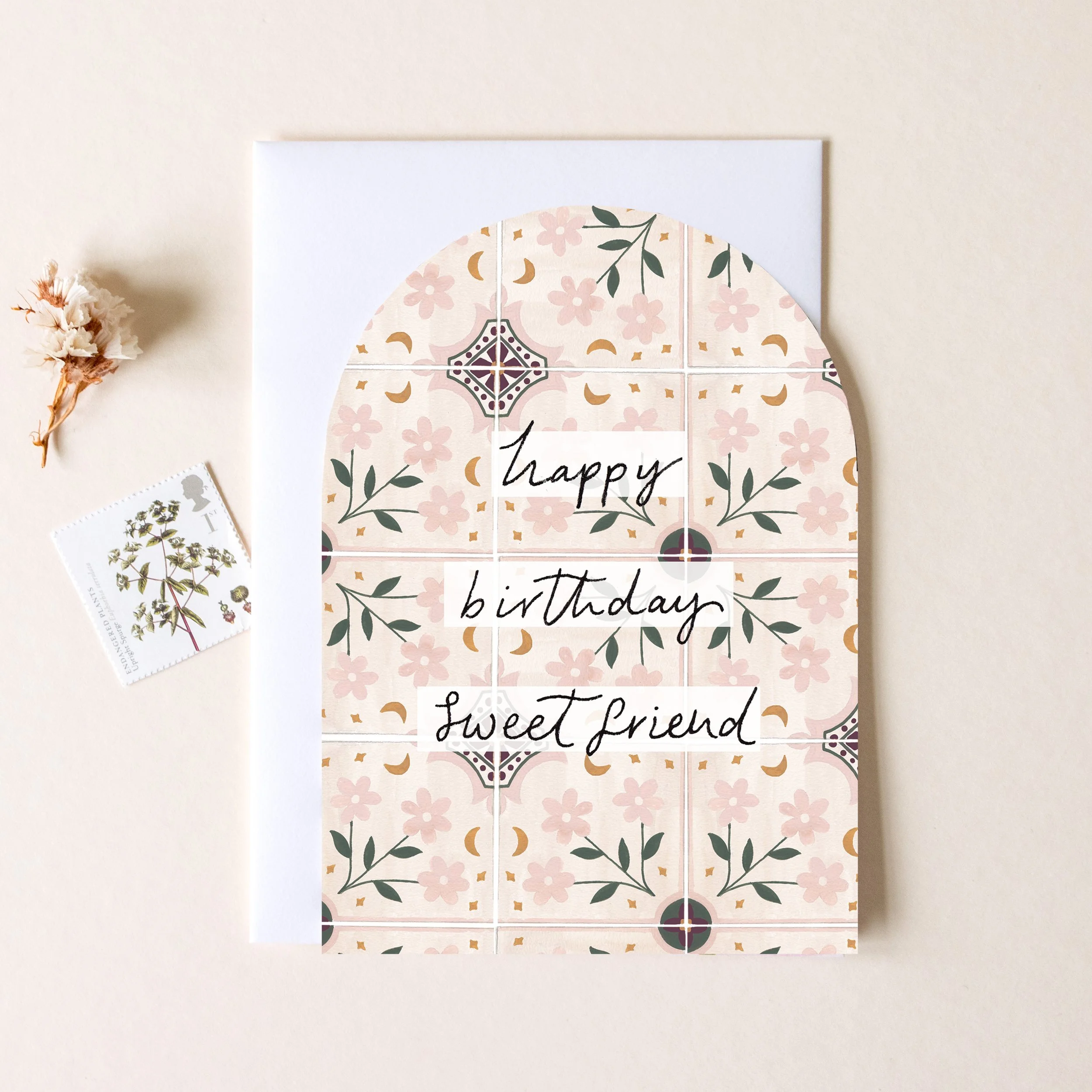 SECOND 'Happy Birthday Sweet Friend' Greeting Card