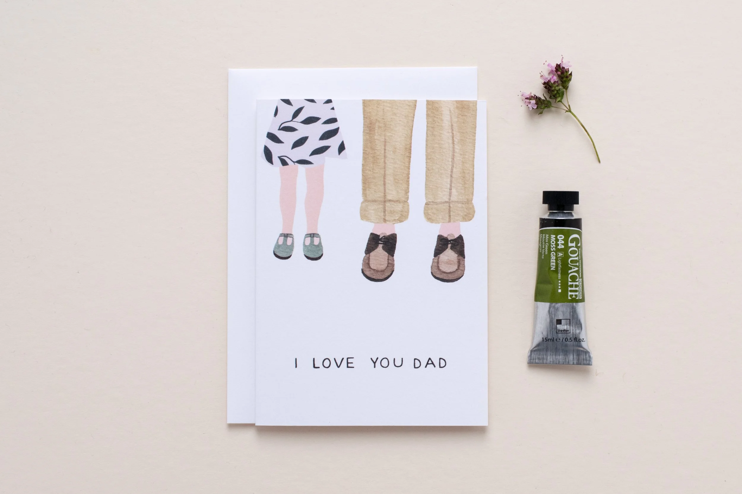 SECOND 'I Love You Dad' Greeting Card