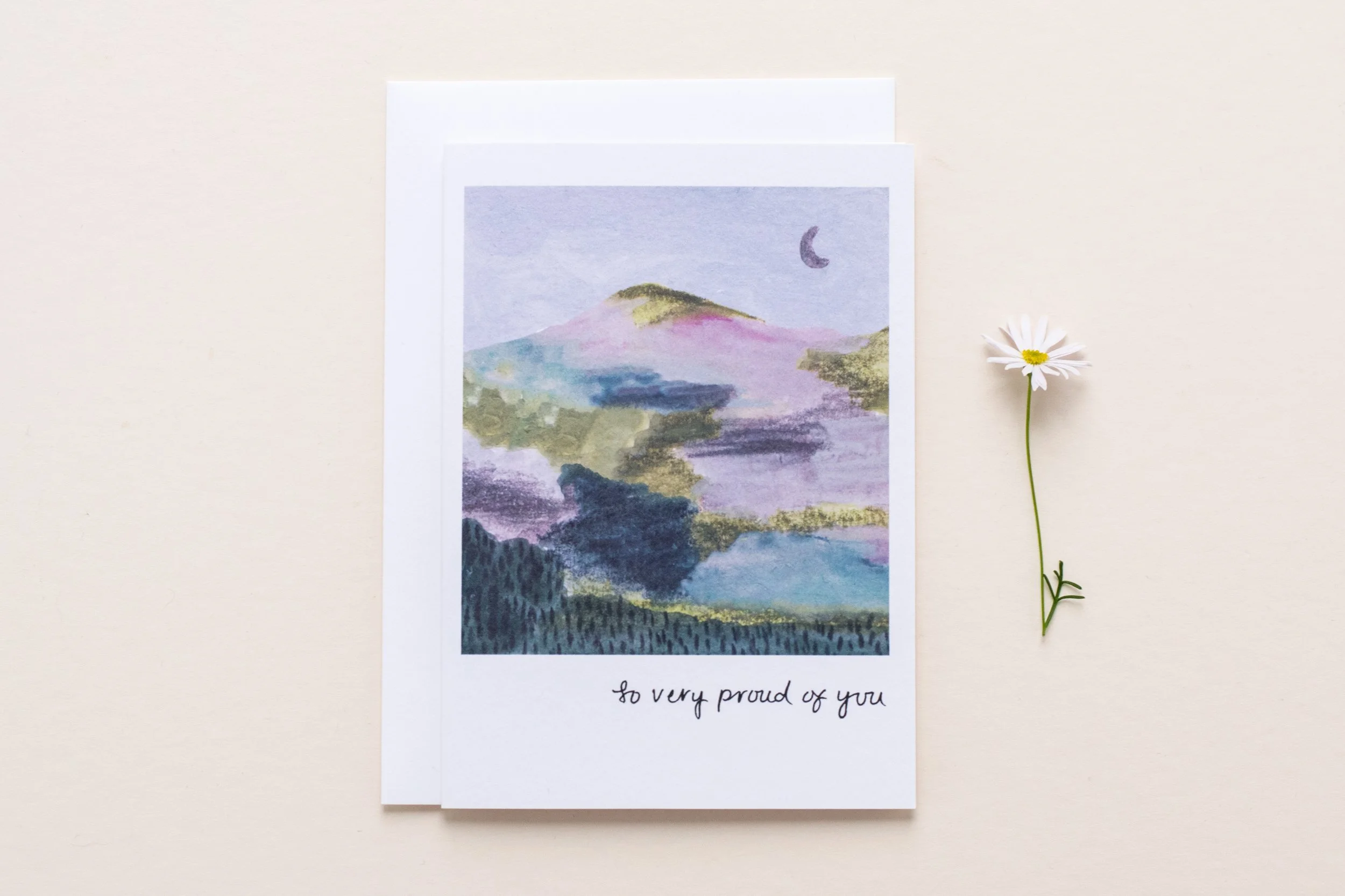 SECOND 'Proud of You Mountains' Greeting Card