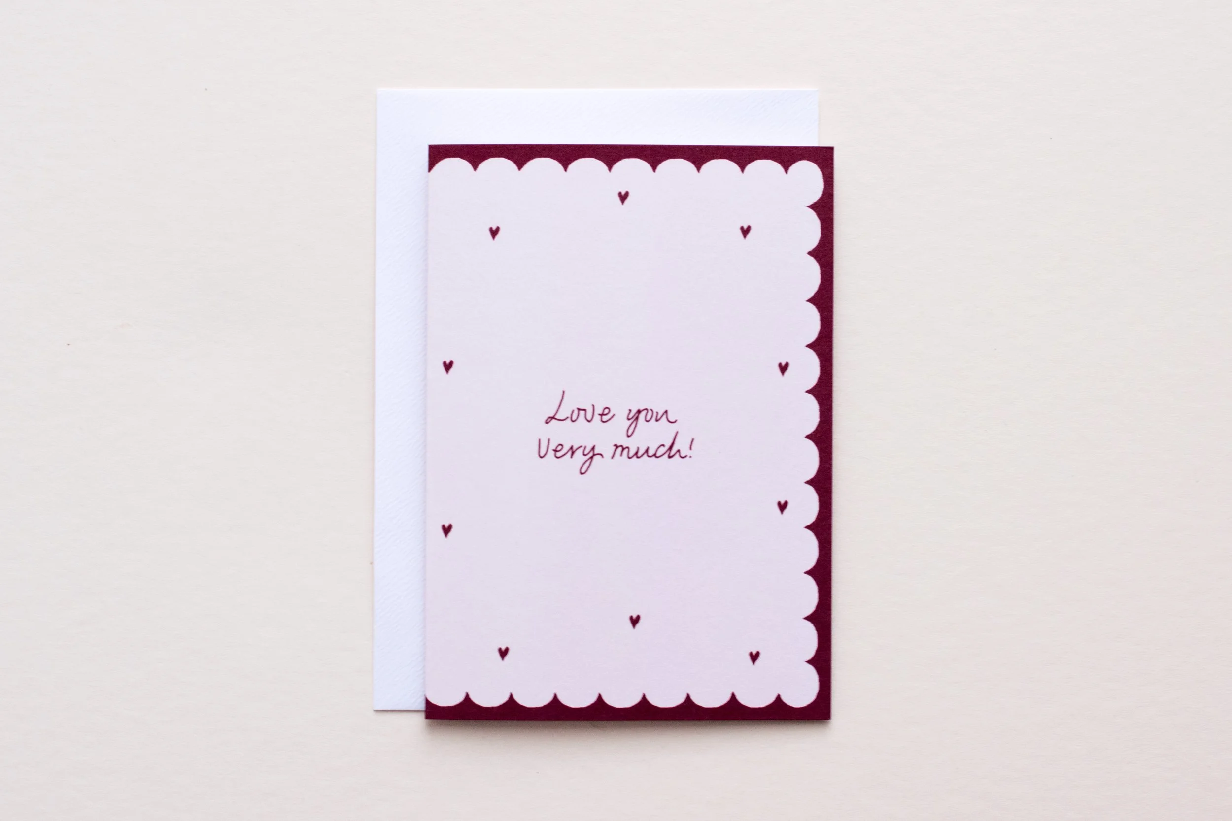 SECOND 'Traditional Love' Greeting Card