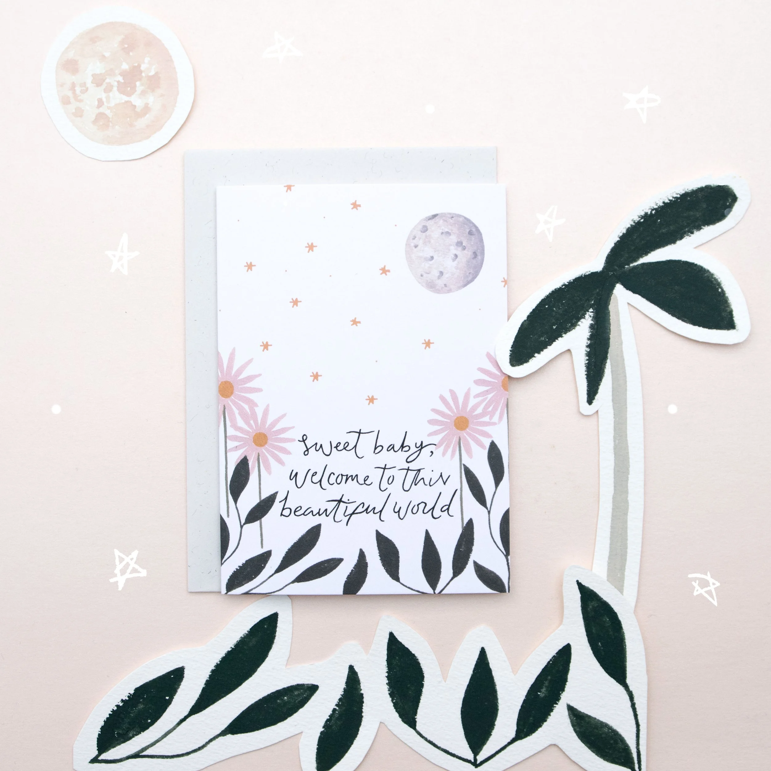 SECOND 'Sweet Baby' Greeting Card