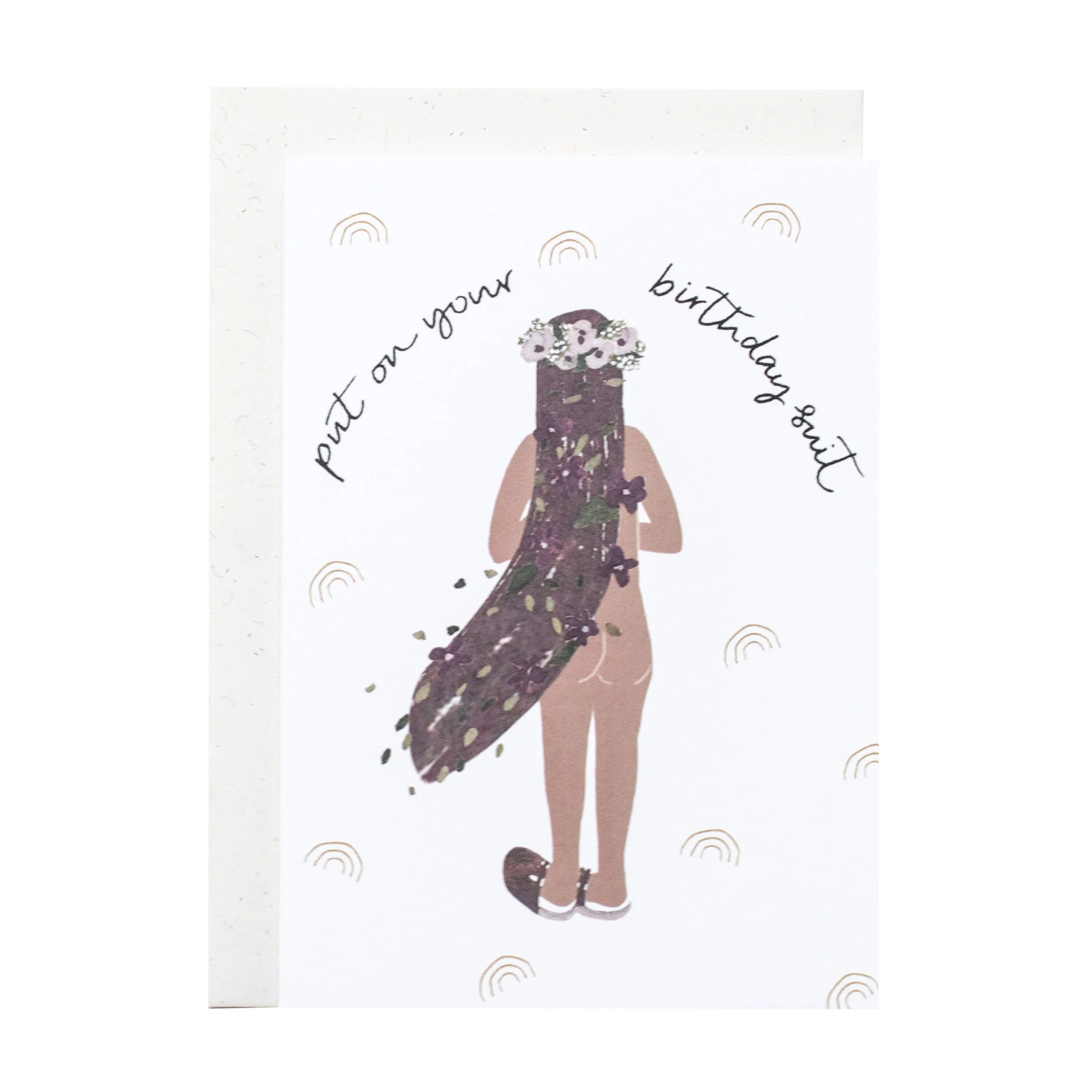 SECOND 'Birthday Suit' Greeting Card