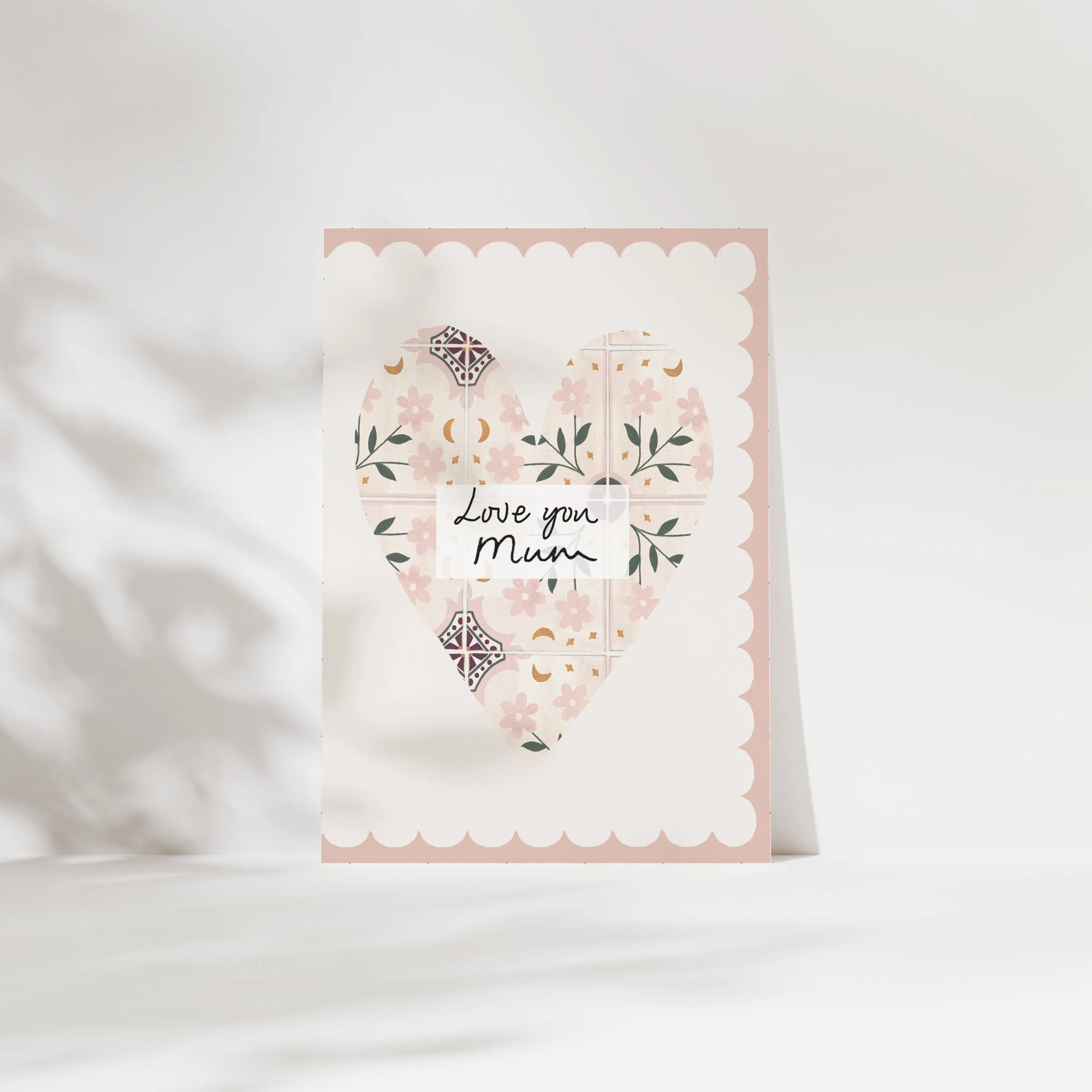 SECOND 'Love You Mum' Greeting Card
