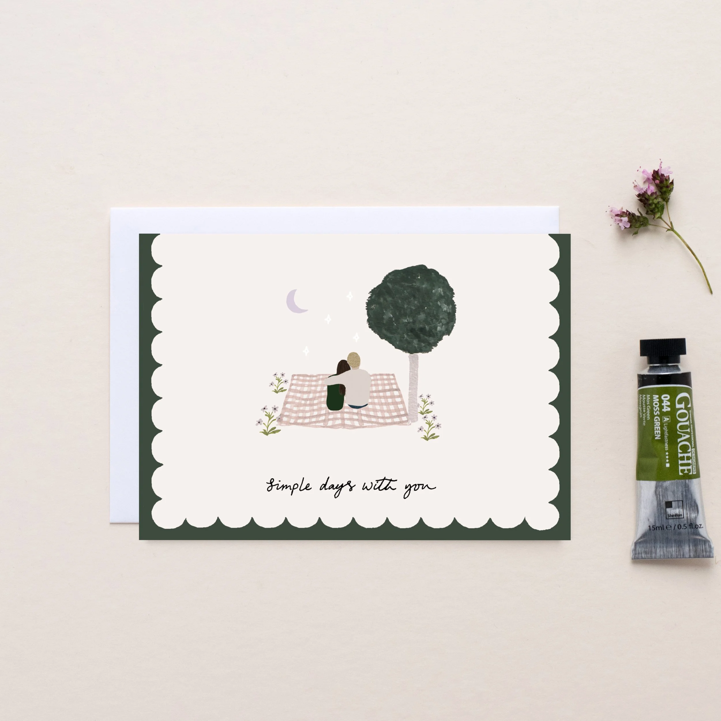 SECOND 'Simple Picnic' Greeting Card