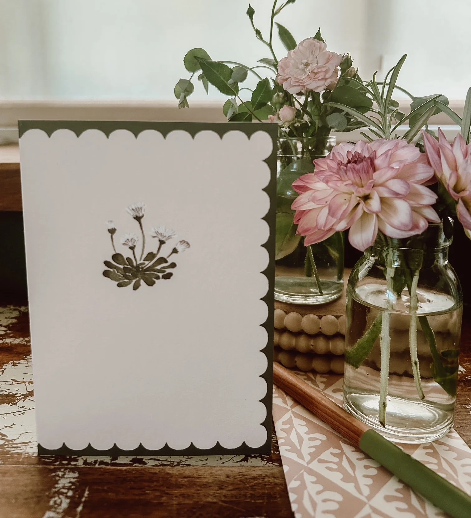 'Scallop Daisy' Just Because Card