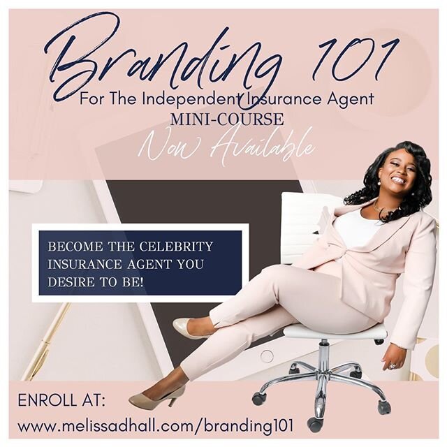 ❤️Ok y&rsquo;all it is that time !!!
✅Come get the industry standard course Branding 101 for The Independent Agent and become the celebrity insurance agent you desire to be. ✅Click the link in the bio now !  Only $49.99 for a limited time. You can&rs