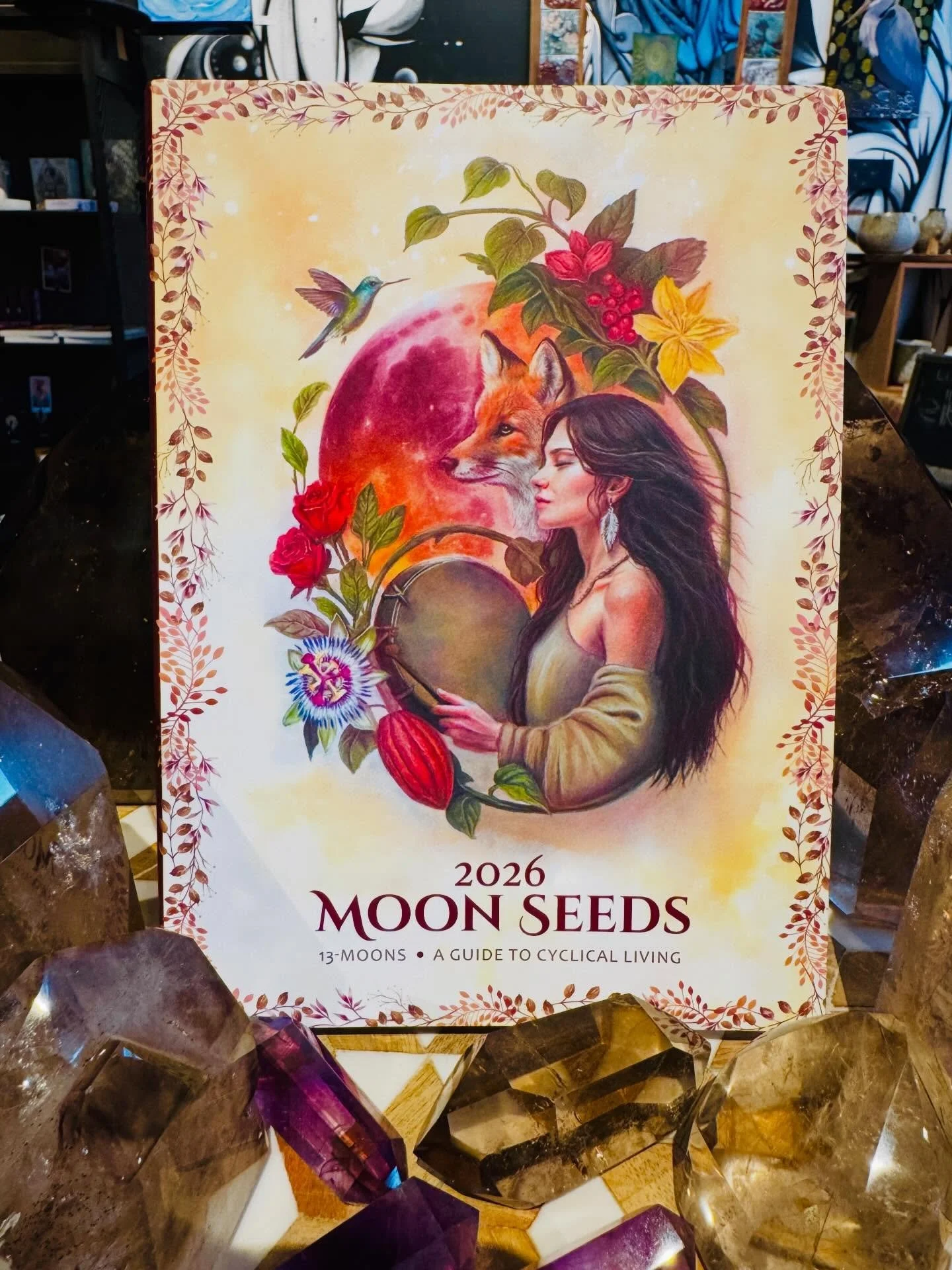 🌙Moon Seeds🌙
2026 &bull; 13 Moons &bull; A Guide to Cyclical Living 
✨
Moon Seeds is self-managed and womxn-only based project. It is intended to promote self knowledge and reconnection with the natural cyclical rhythms, inner wisdom and your untam