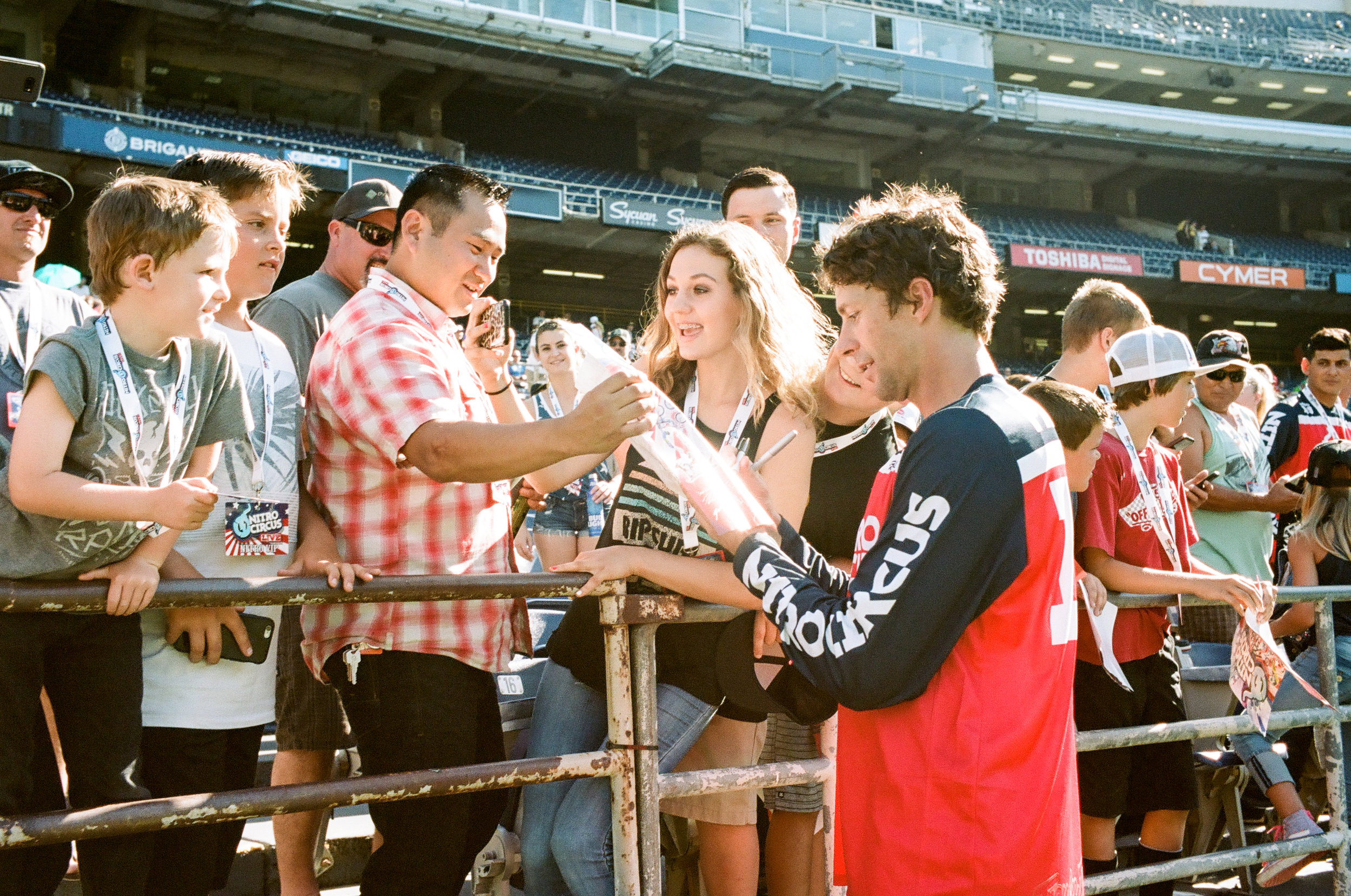 Travis Pastrana & Fans