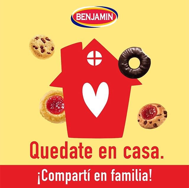 Lo mejor para frenar al virus es #quedarseencasa #vamosargentina Compart&iacute; unas Benjamin en familia!