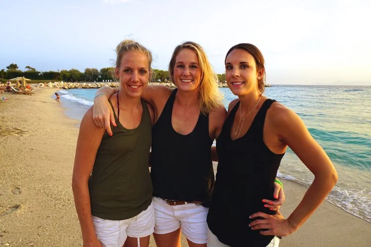 Foreigners enjoying some beach time!