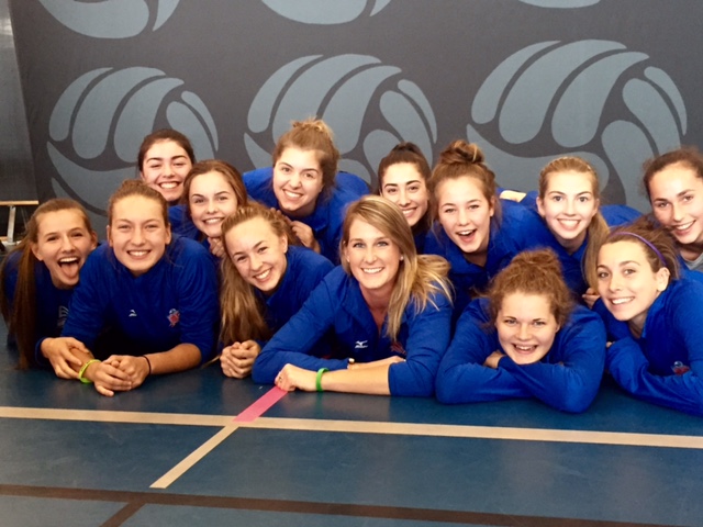 My Team BC "blue" team. I fit right in! 
