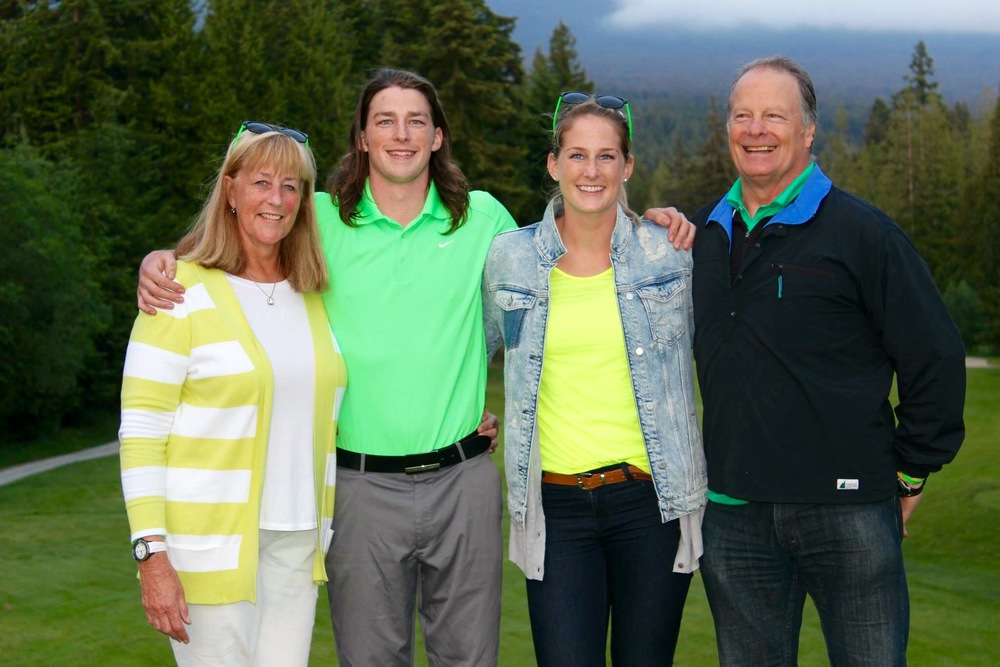 My wonderful family at the CR Memorial Golf Tournament last weekend.