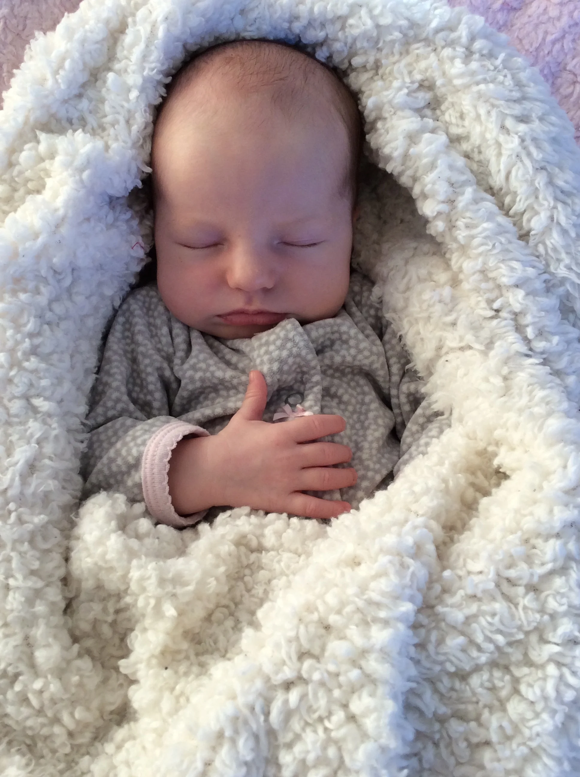 Sleeping beauty. Those hands are made for volleyball. 