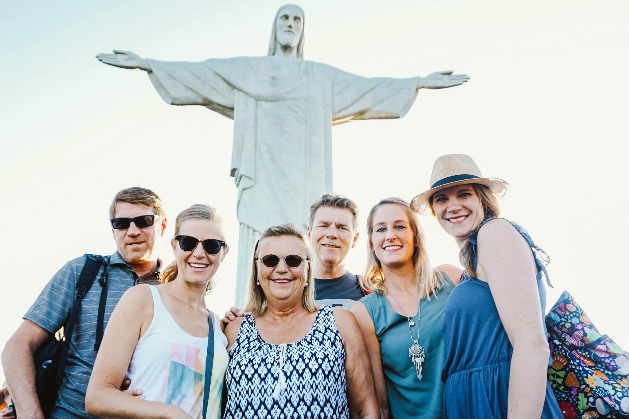 If you want an awesome photo with Christ the Redeemer, I suggest waking up at the crack of dawn to beat the crowds. That, or just be over 6 feet.