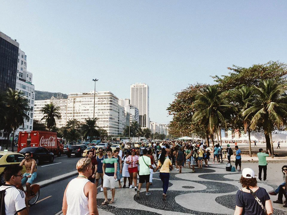 The infamous Ipanema sidewalks!