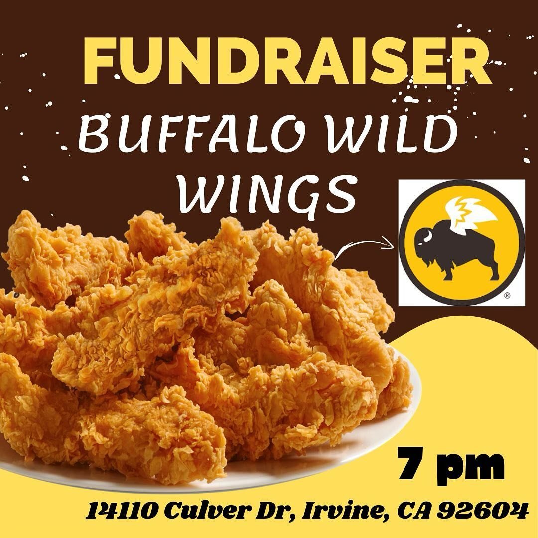 Bored tonight?? 👀 join us at Buffalo Wild Wings tonight at 7! Address in the image, and if you&rsquo;re interested in ordering a sweatshirt, please do so as sweatshirts are limited!! See you all tonight!