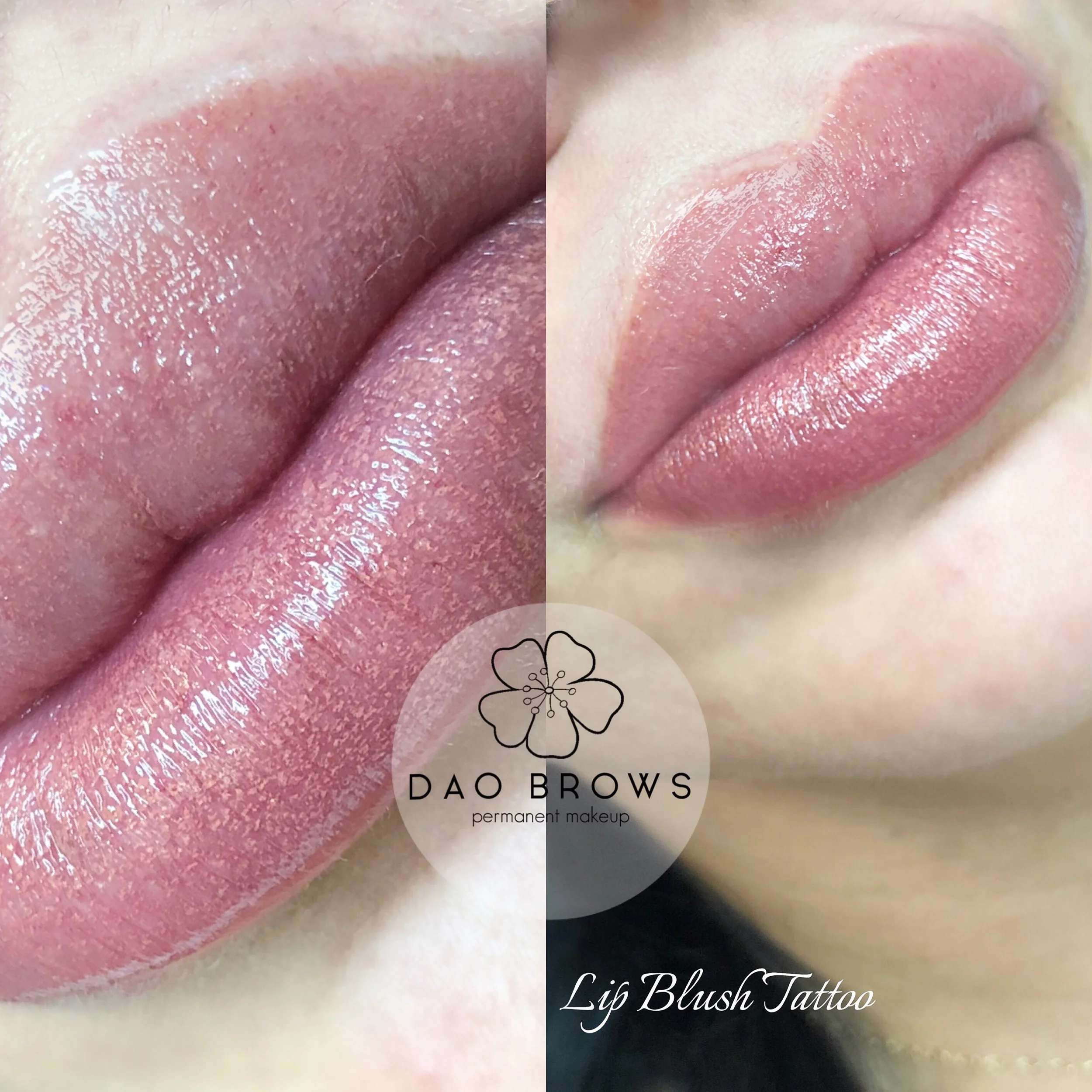 Natural Lip Blush Tattoo