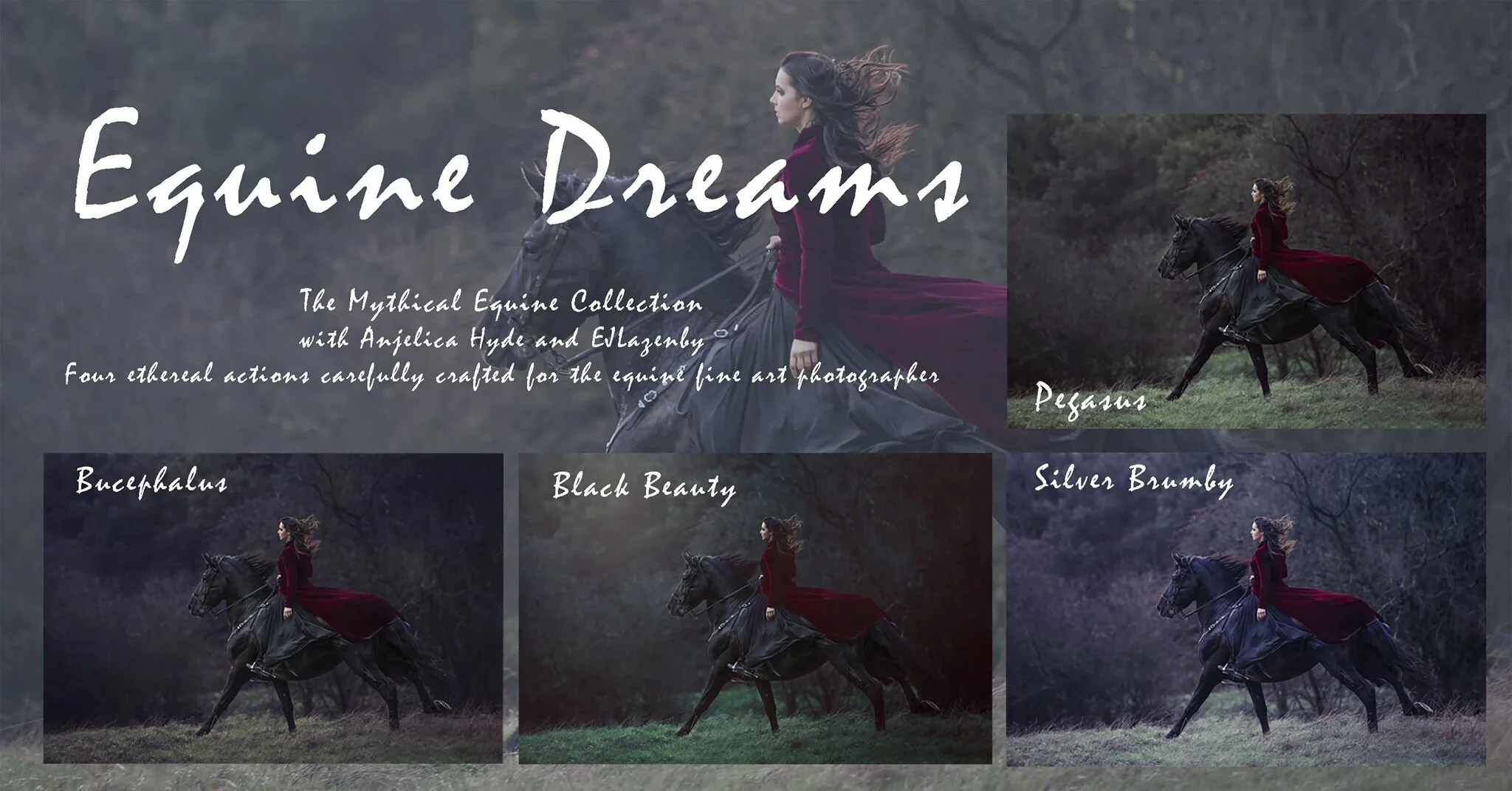 The Mythical Equine Collection by Anjelica Hyde & EJ Lazenby