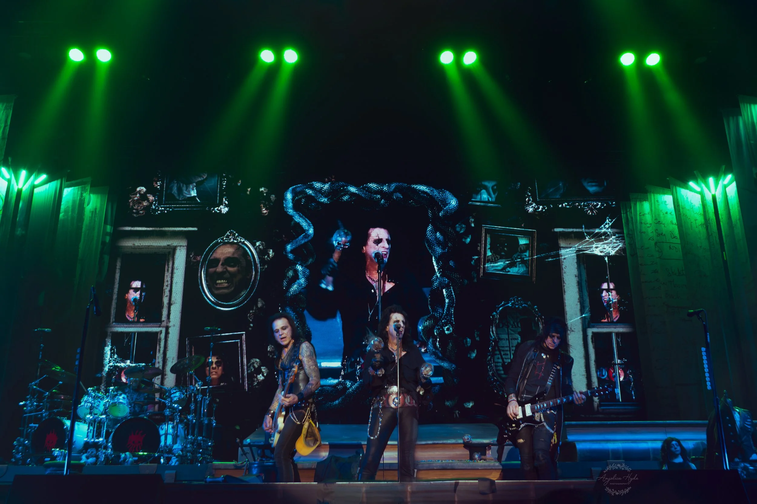 Chuck Garric, Alice Cooper & Tommy Henriksen - Luxembourg 8th July 2026