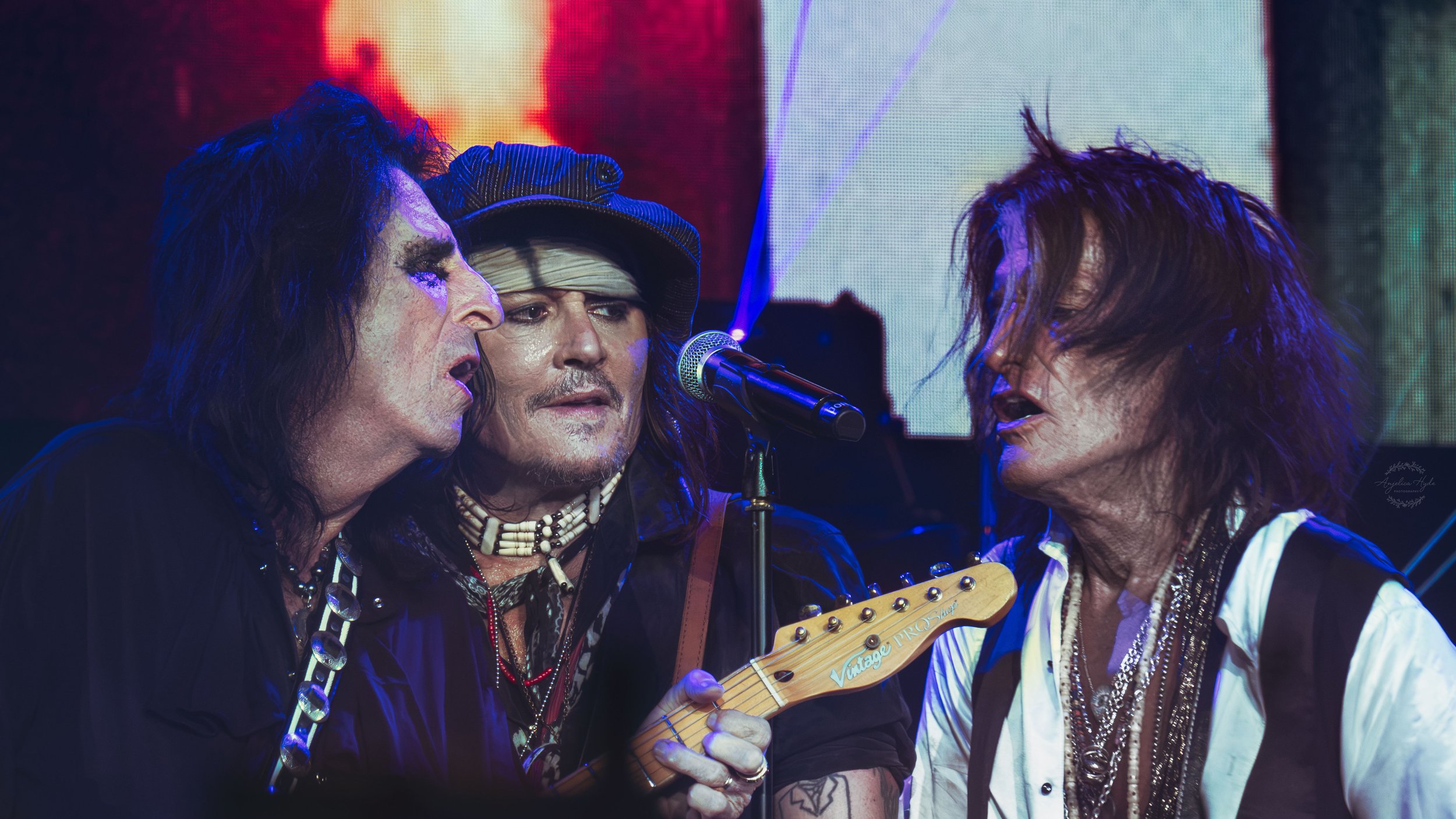 Alice Cooper, Johnny Depp & Joe Perry at the o2 - August 2026