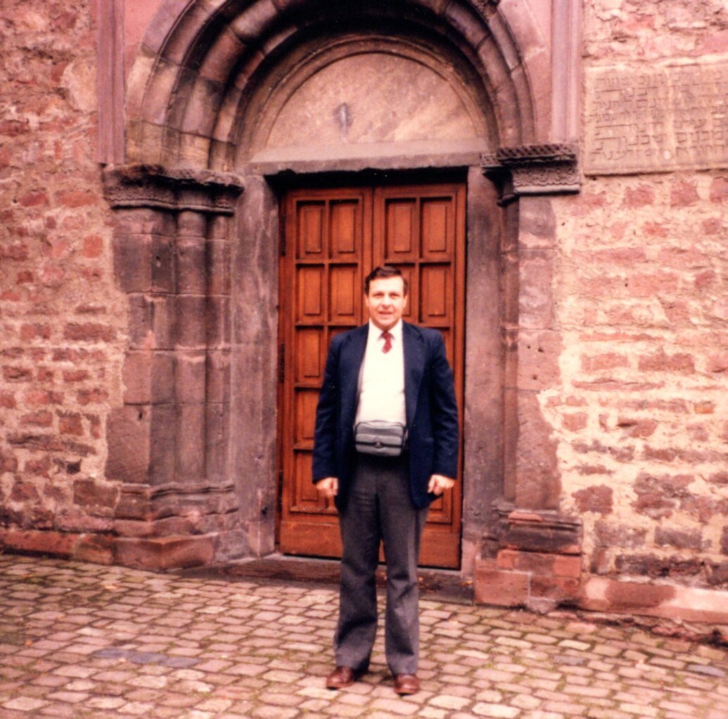 Fred Gersh at Rashi Synagogue in Worms