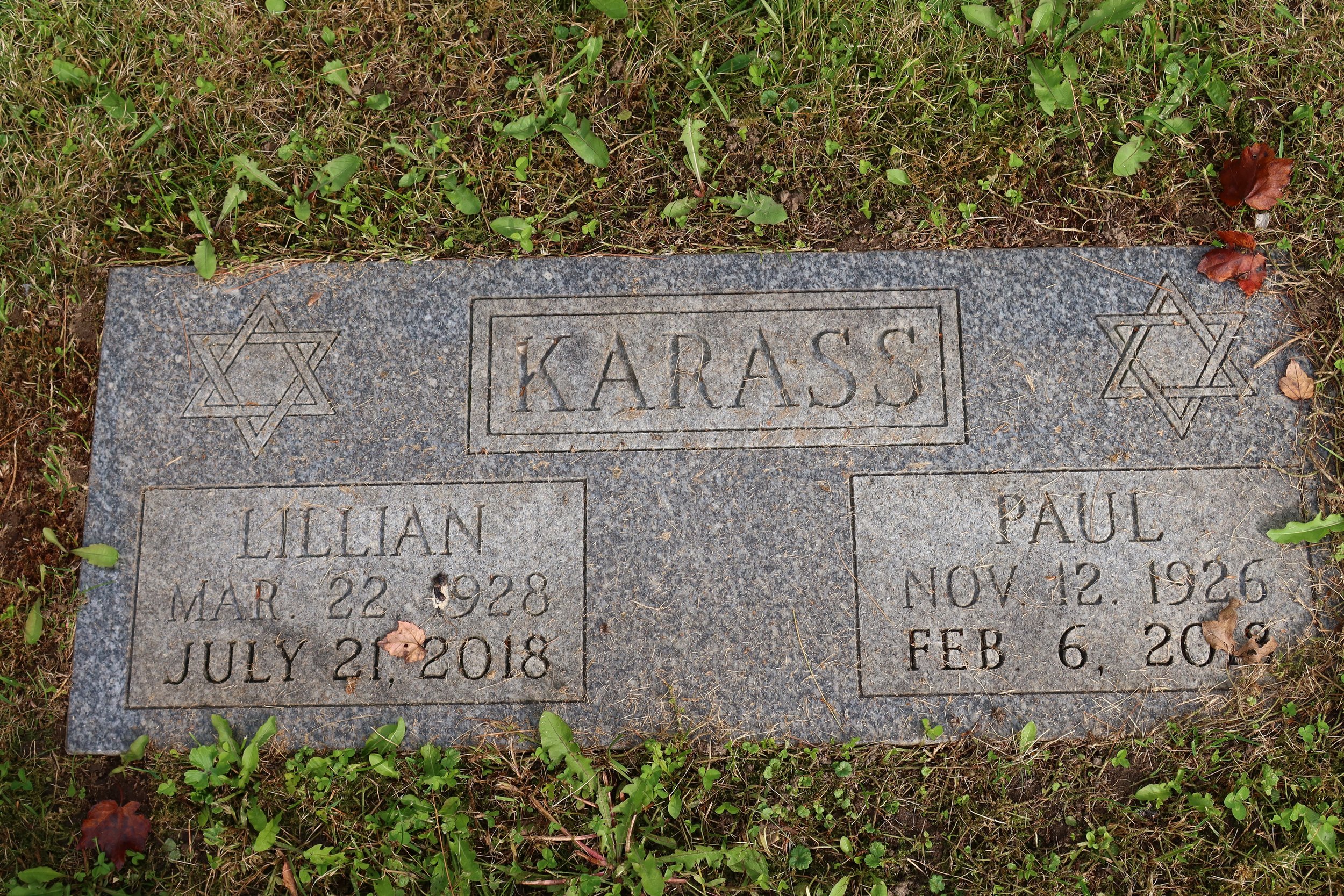 Lillian and Paul Karass