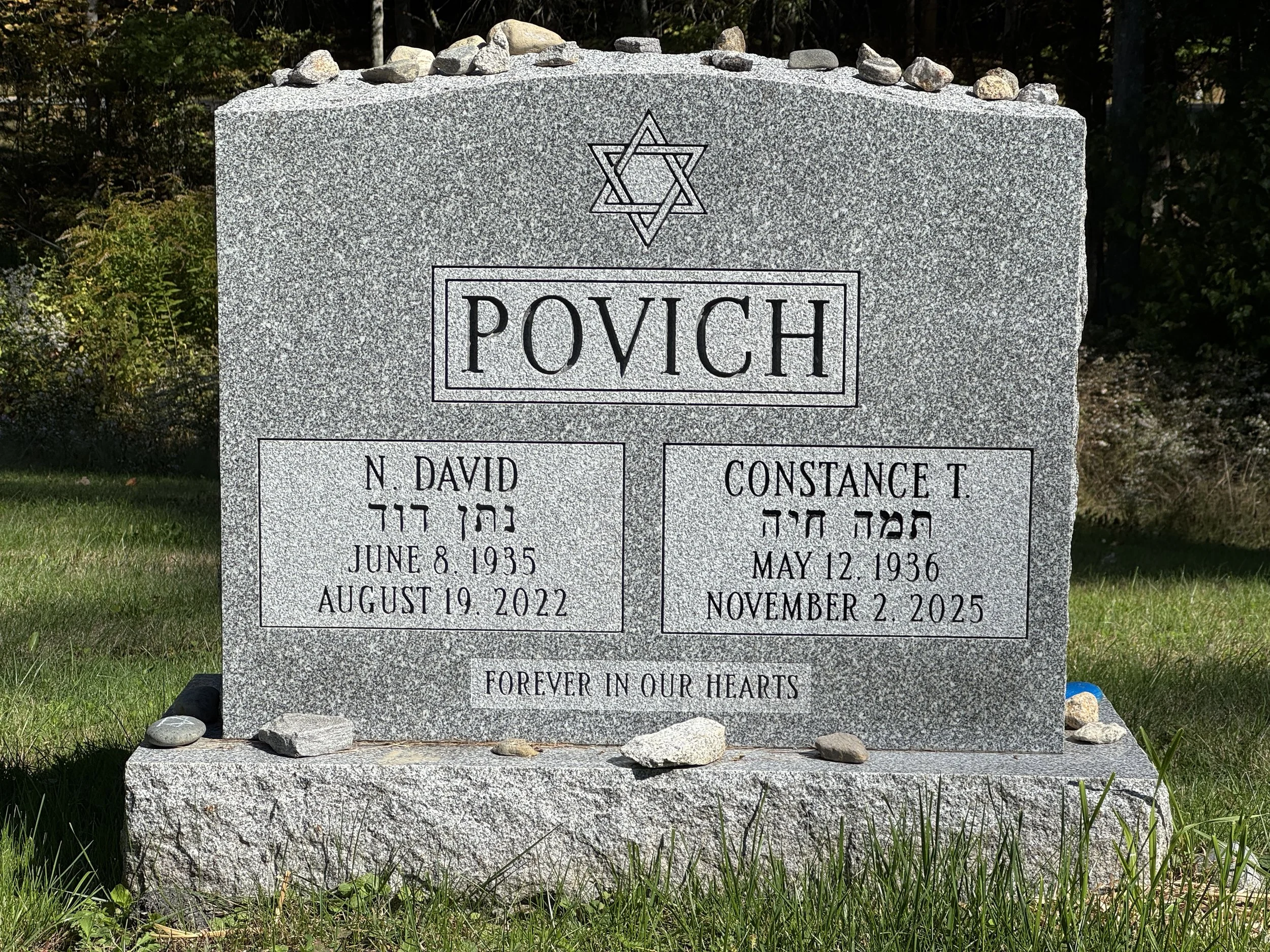 David and Constance Povich