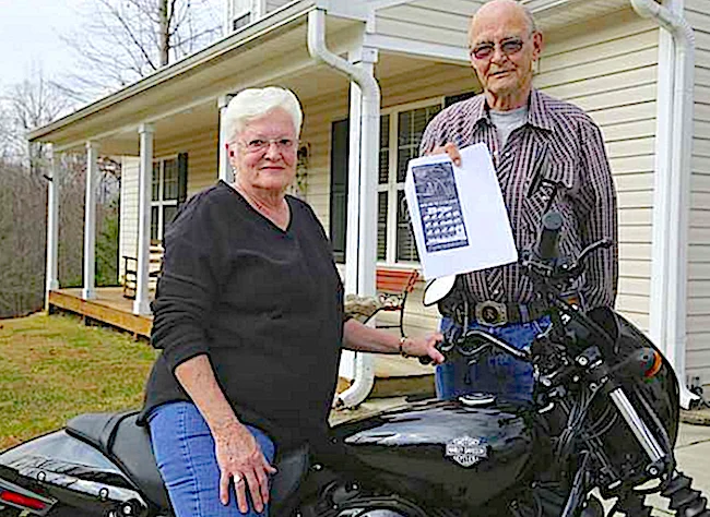 Great-Grandma, 74, Wins A Harley-Davidson Motorcycle With Her Georgia Scratch-Off