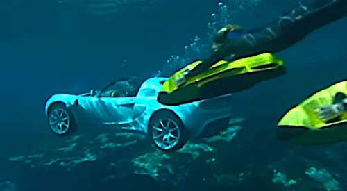 I Wonder Why This James Bond Style Underwater Car Didn't Take Off. Oh, Wait A Minute... I Think I Know