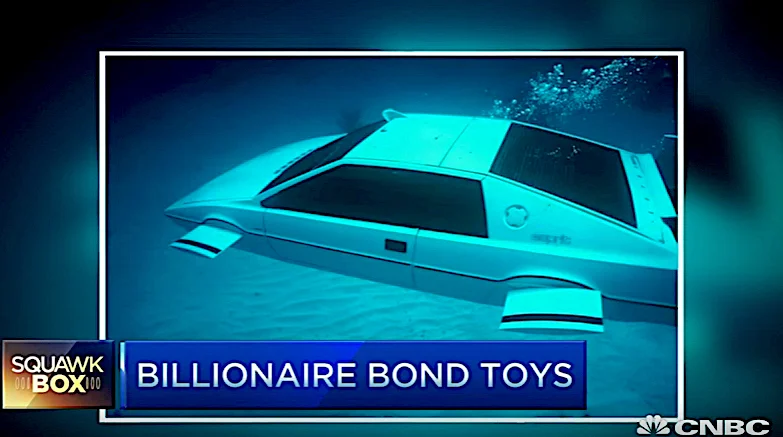 RICH BUYS: Billionaire Elon Musk Bought This Original James Bond Film Car That Turns Into A Submarine