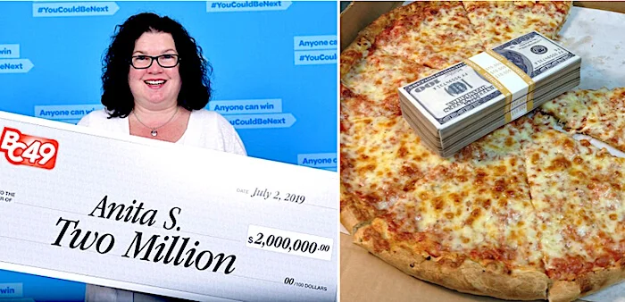 20-min pizza wait turns Canadian woman into a lottery millionaire with a $2 million jackpot win