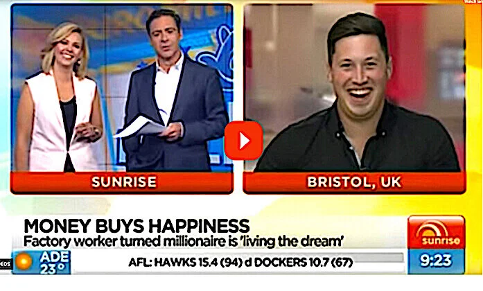 Who said that money can't make you happy? This £1 million lottery winner proves it does