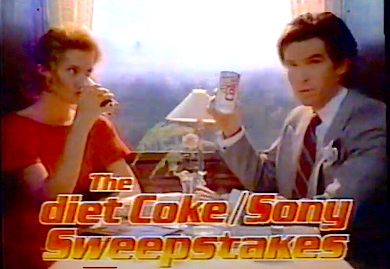James Bond in a sweepstakes tv commercial for Coca-Cola?