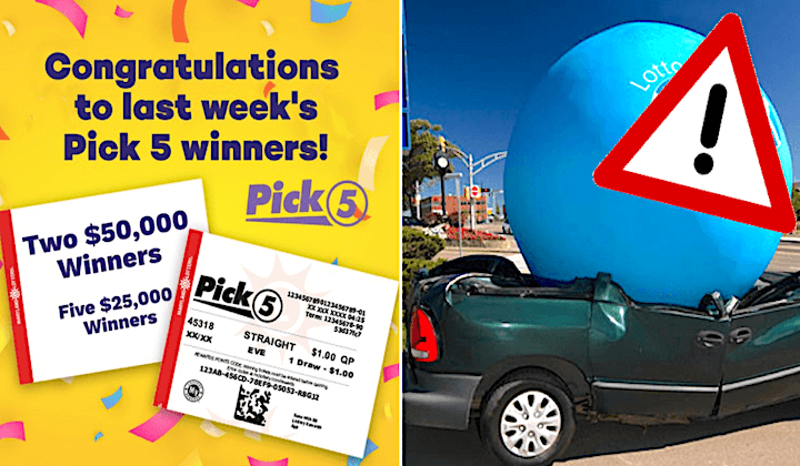 Crashed $25,000 lottery winner got Pick 5 numbers from her license plate
