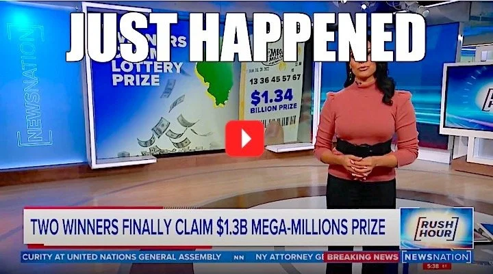 TWO winners claim the $1.34 billion Mega Millions jackpot