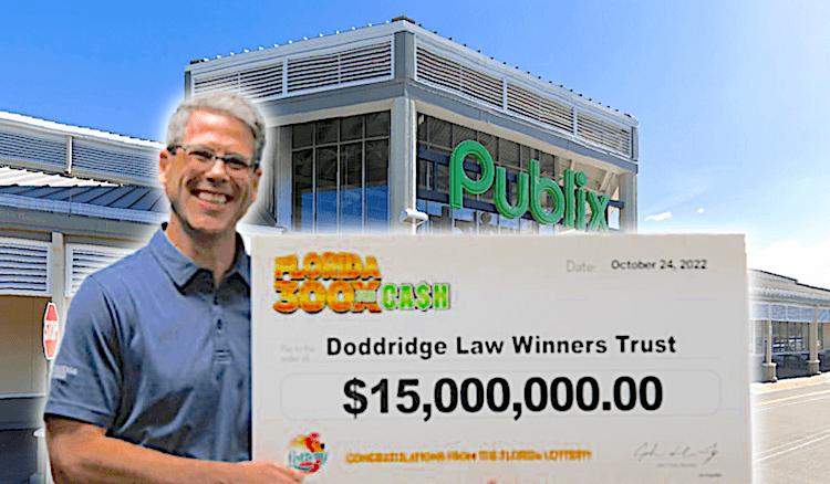 I'm a lawyer and I won $15 million from a Publix supermarket lottery scratch-off card
