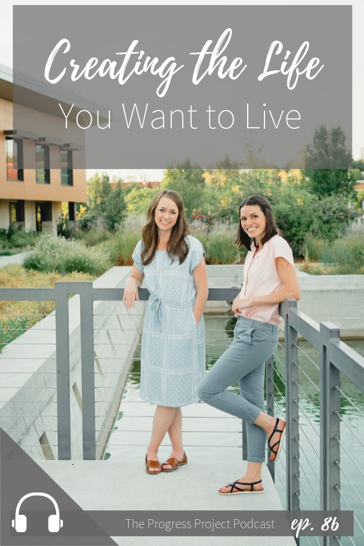 How to create the life you want to live! This podcast episode covers the two things we ALL want more of, how to do a quick inventory to make sure you are living (or on the path to) a life you truly desire, and how to create a big-picture vision for your life. Click through to our site for a recap of the episode!