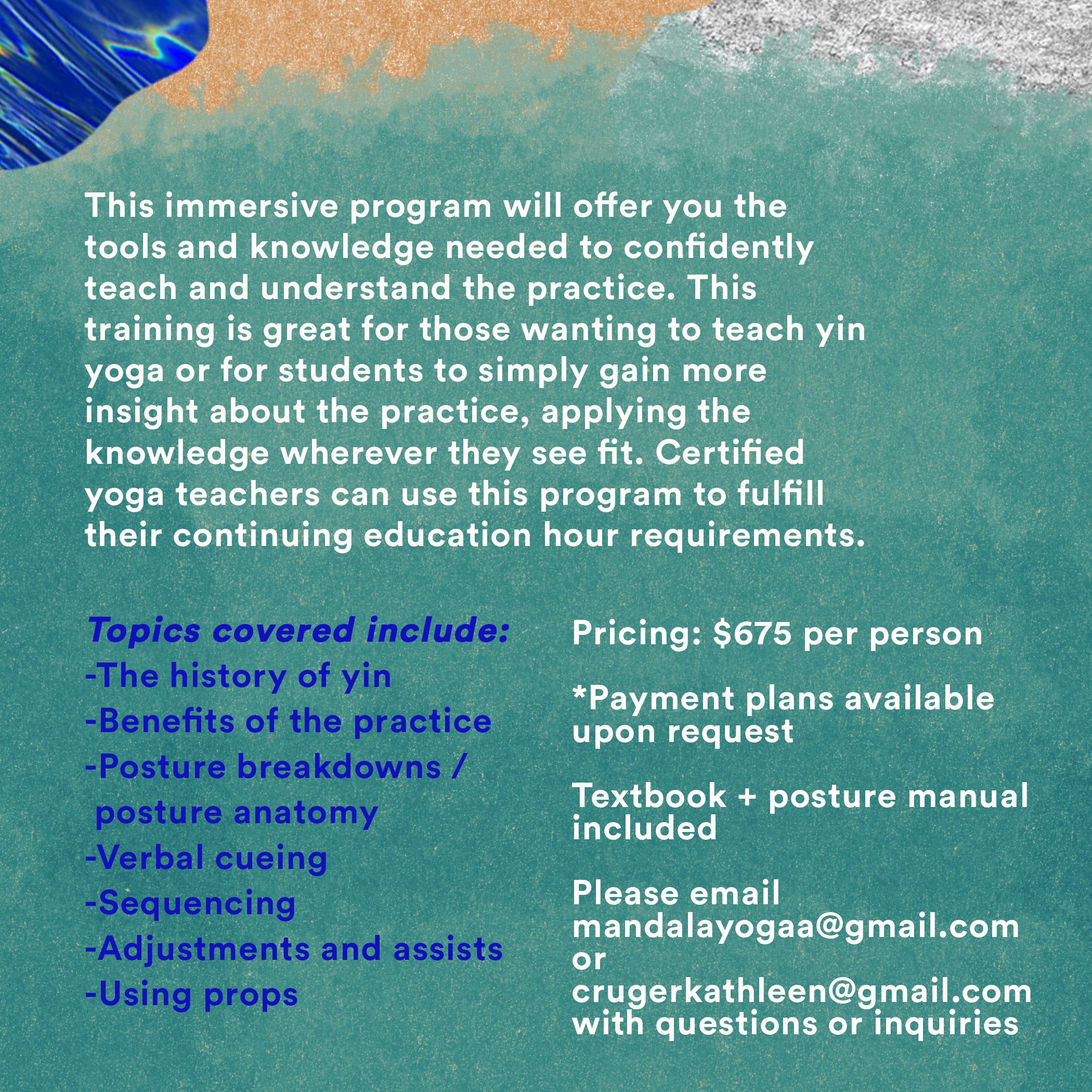 Teacher Training — KINSHIP HIGHLAND PARK