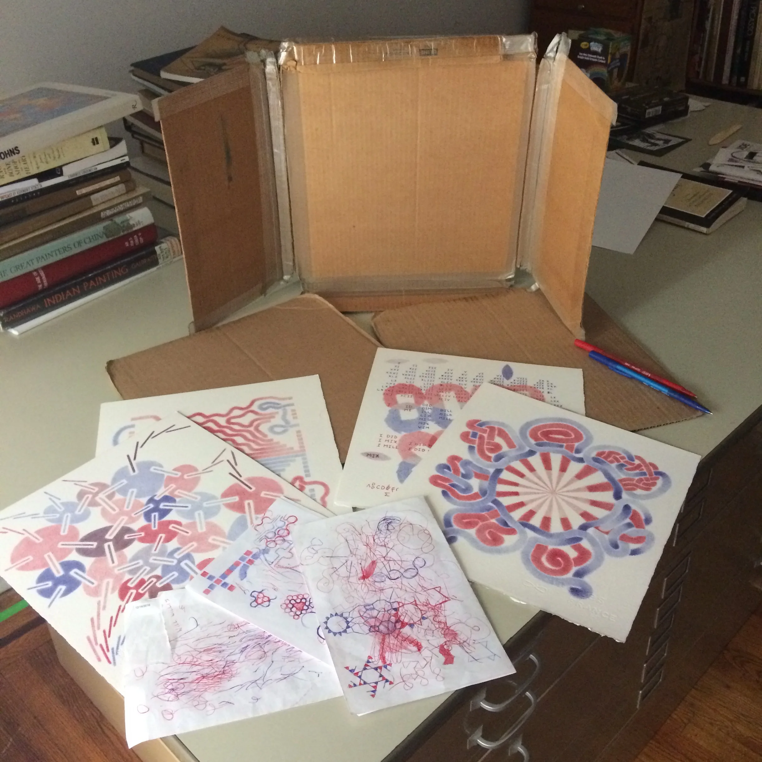 Retiring my old drawing kit, 2017