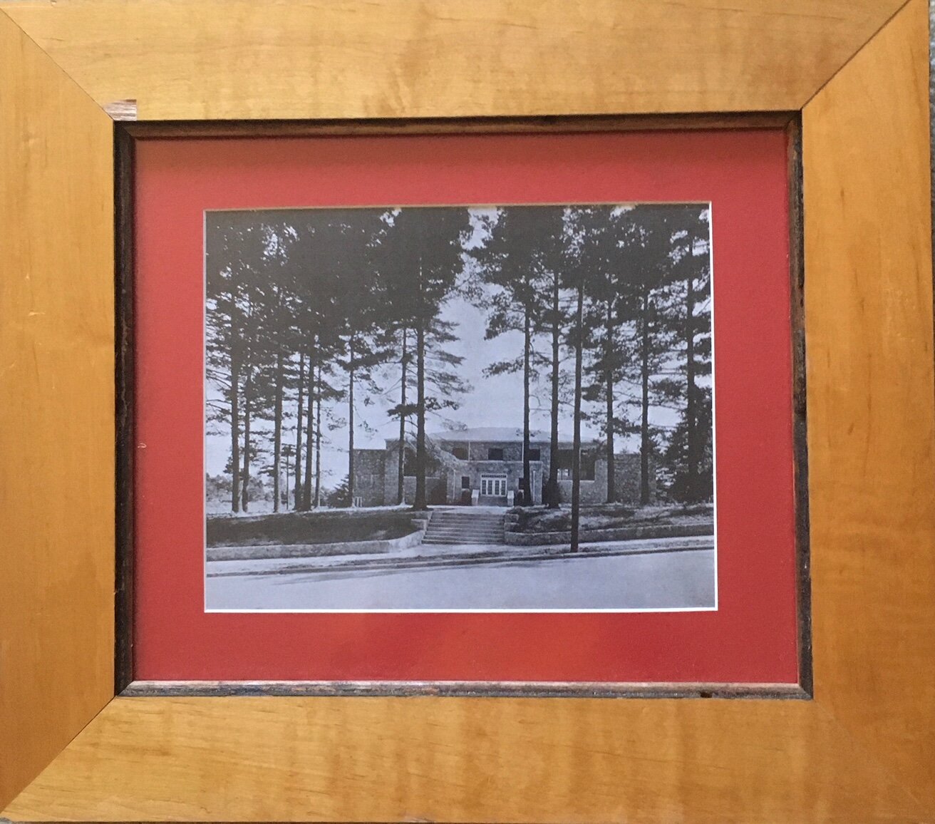 Matted Frame of Vintage Old Gym Postcard or 8x10 Photo — HHSAA