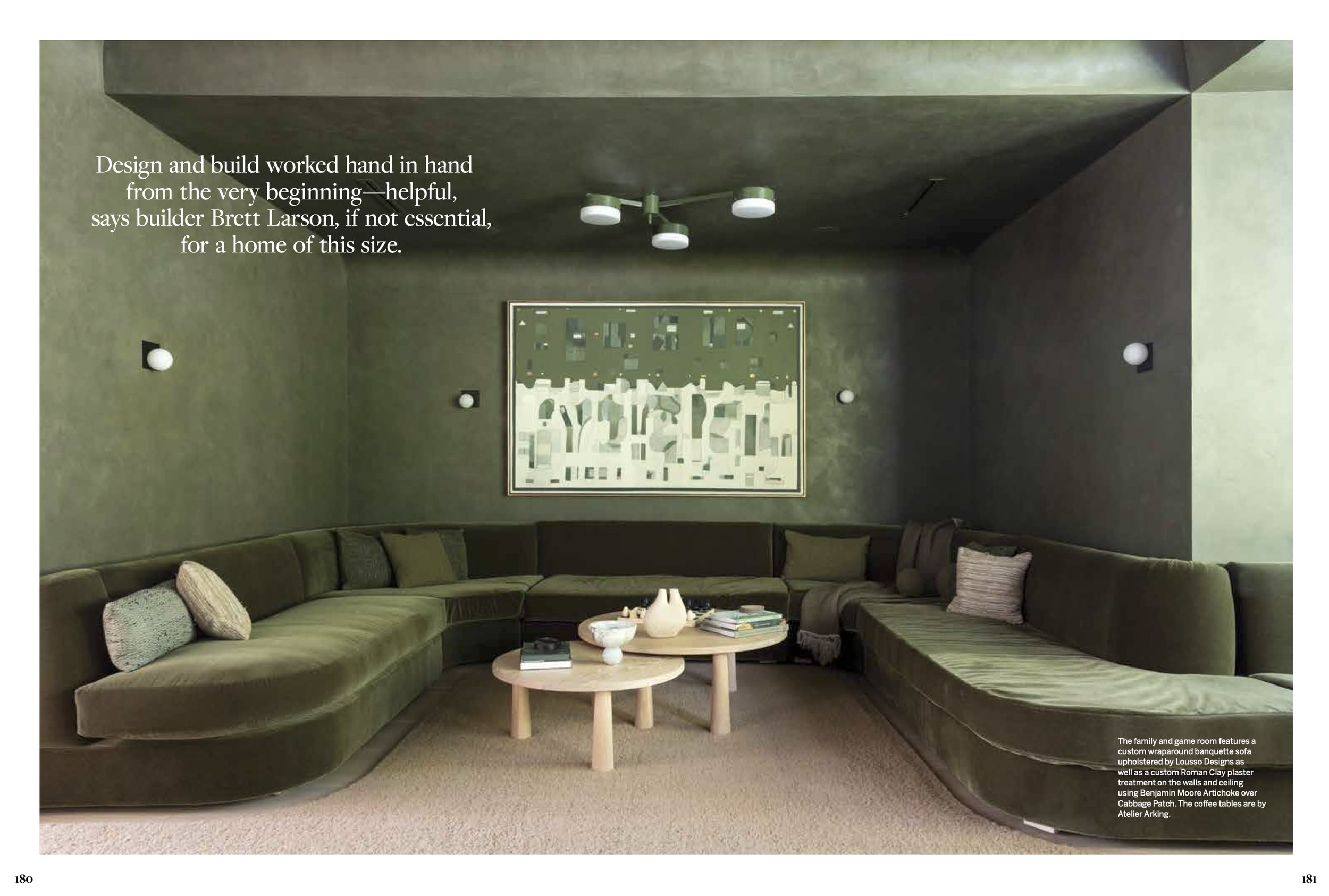 New England Home magazine editorial featured living room