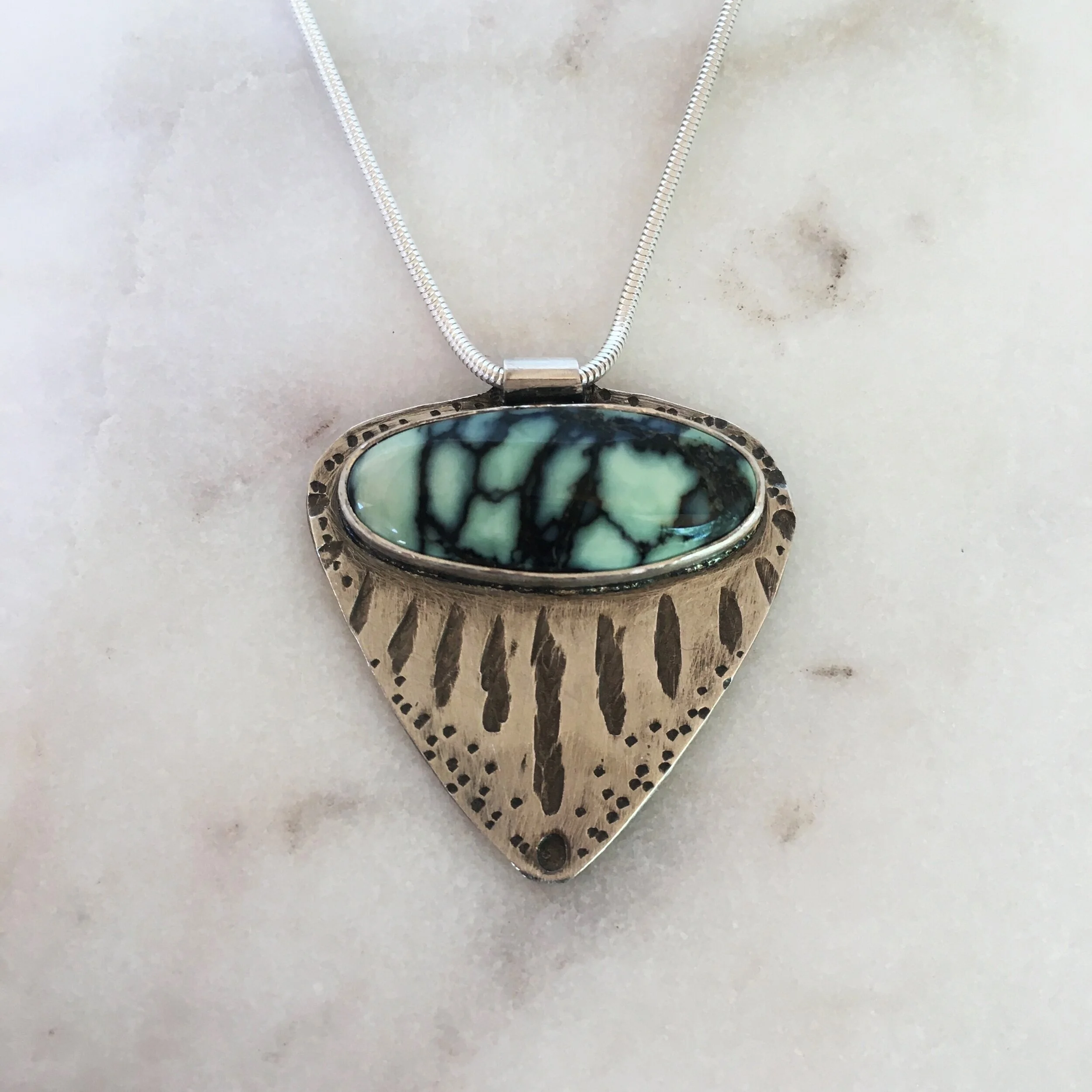 New Lander Turquoise Astro Necklace 
