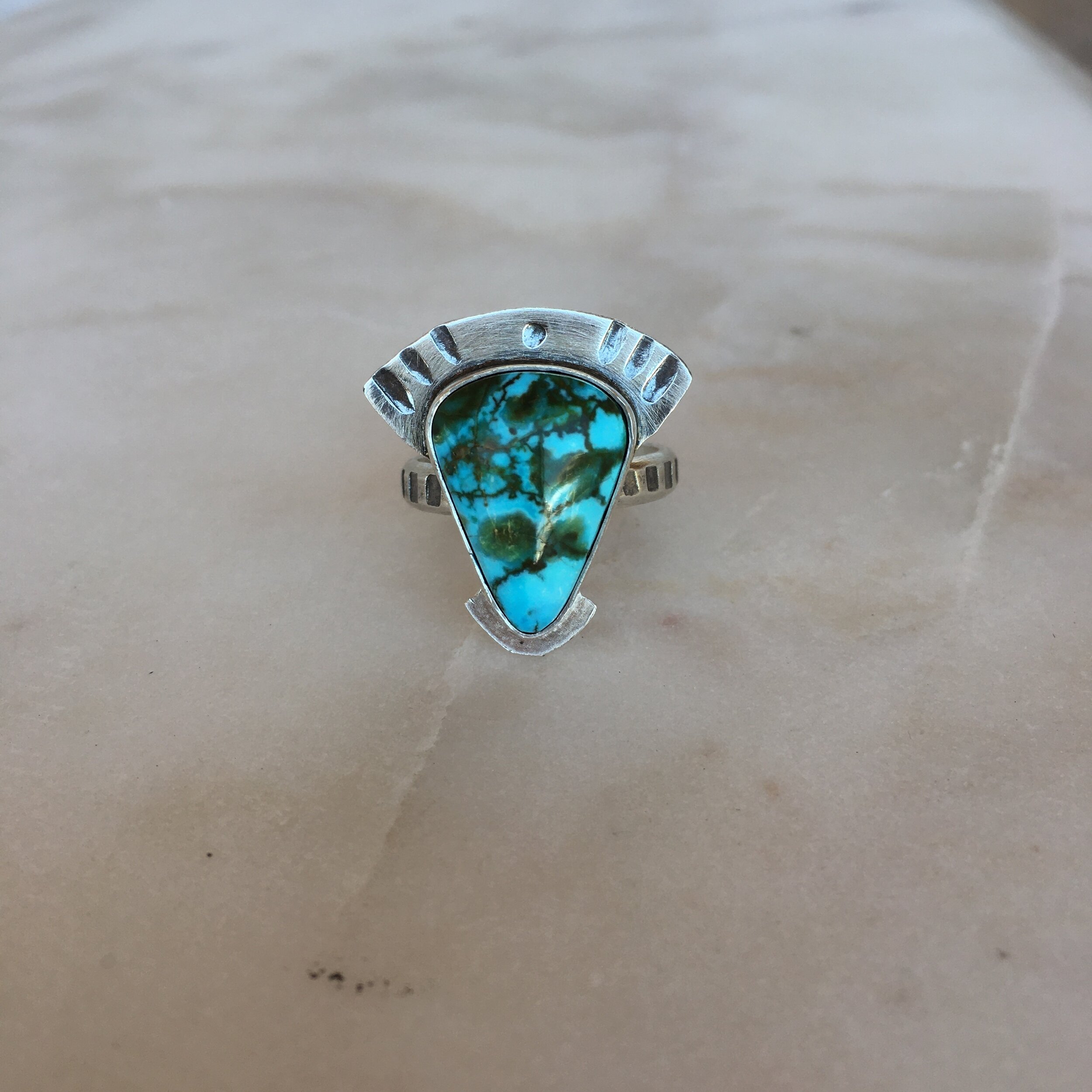 Kingman Turquoise Caudal Ring 