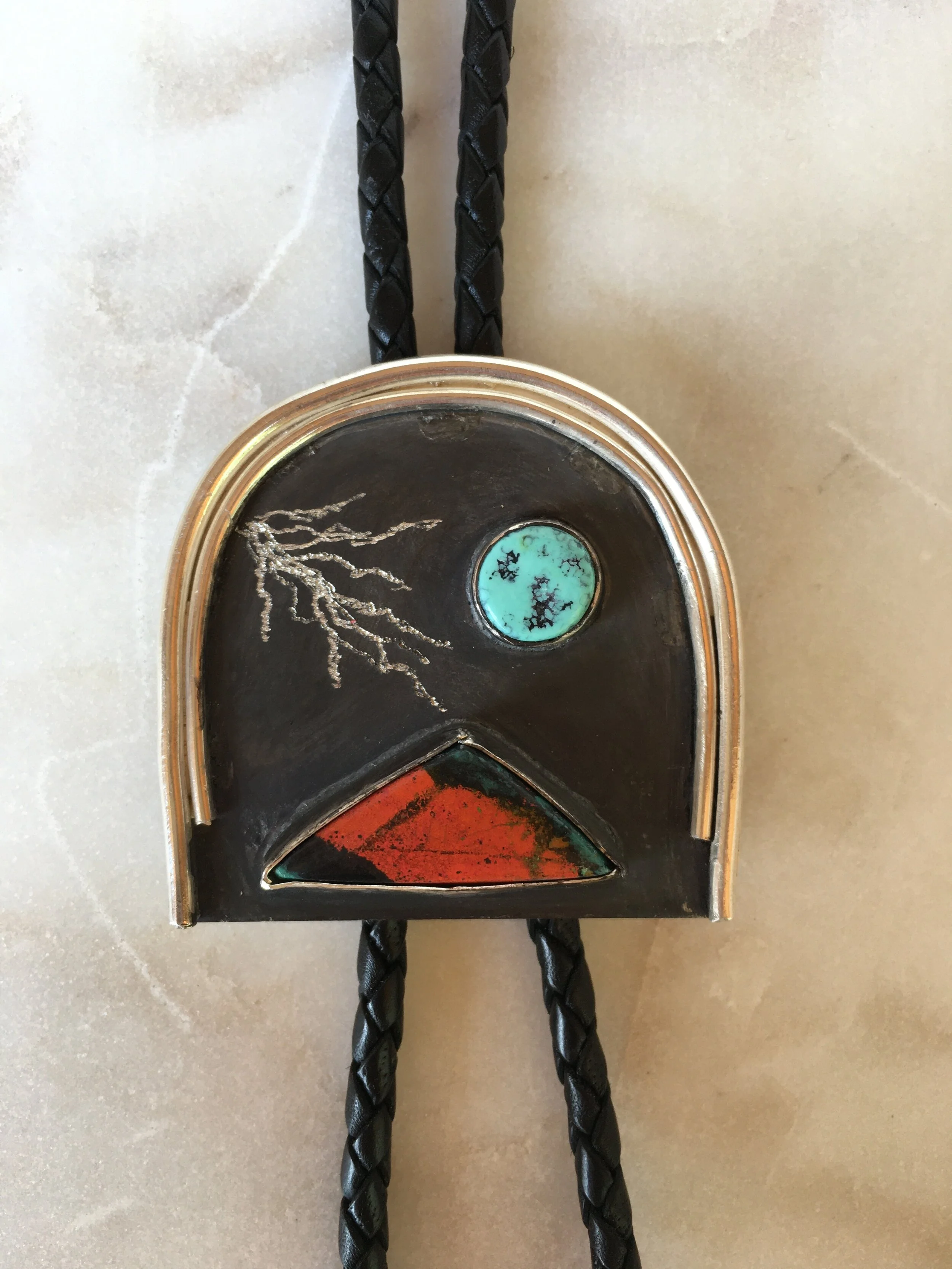 Fire On The Mountain Bolo Tie 