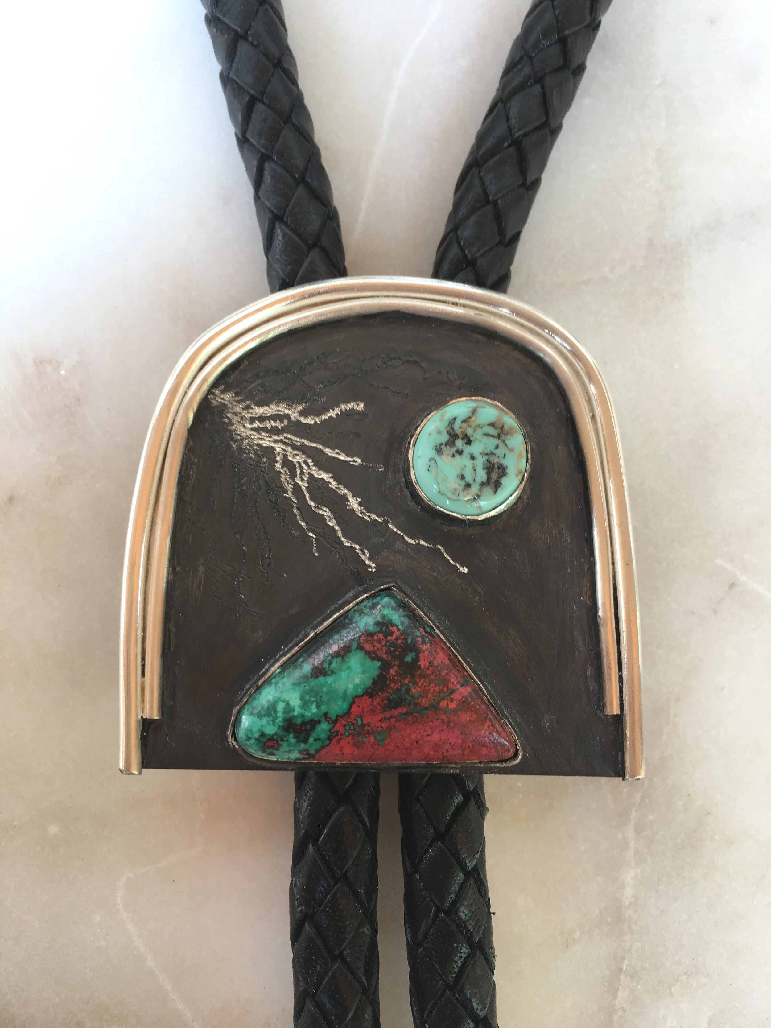Fire on The Mountain Bolo Tie II