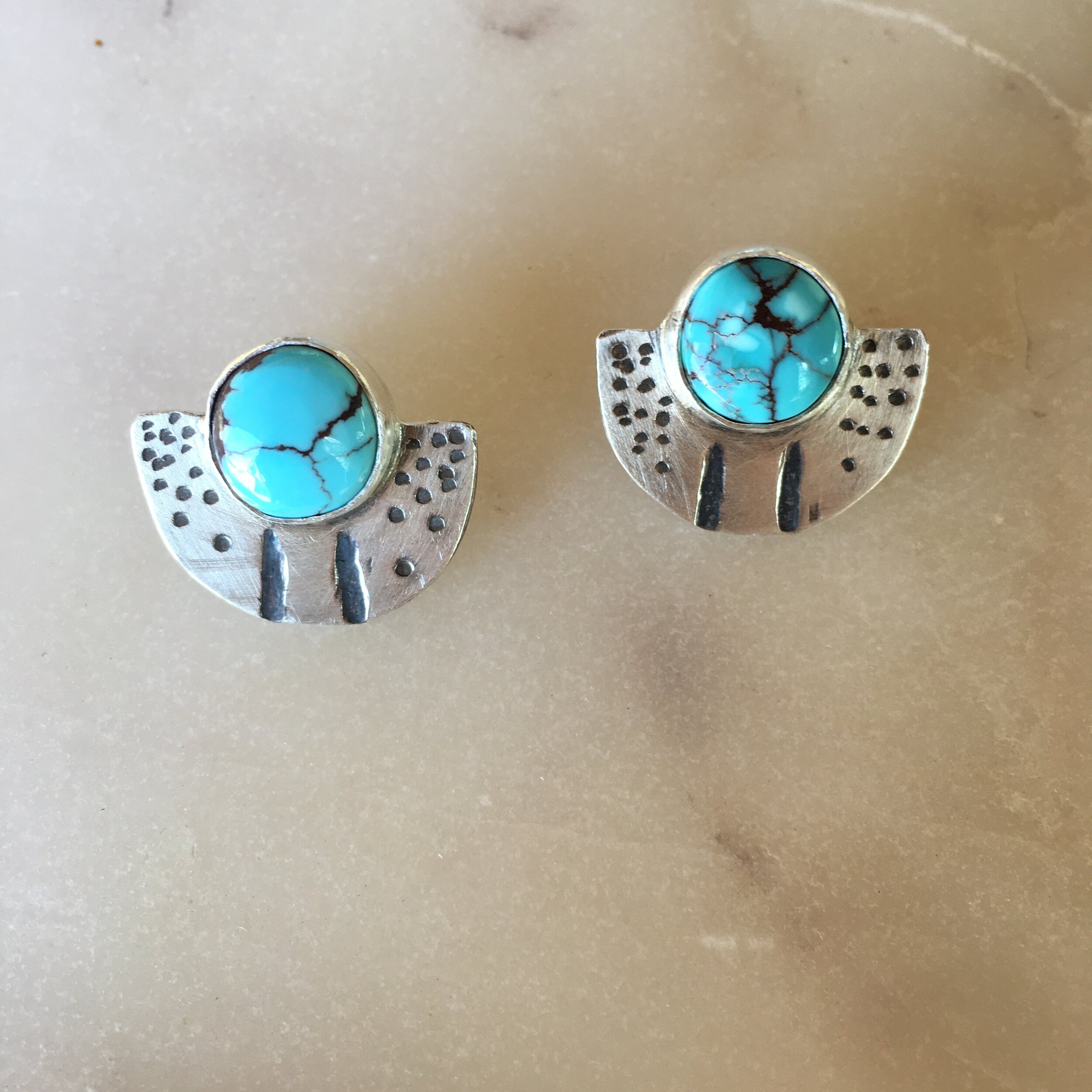 Egyptian Turquoise Oracle Earrings 