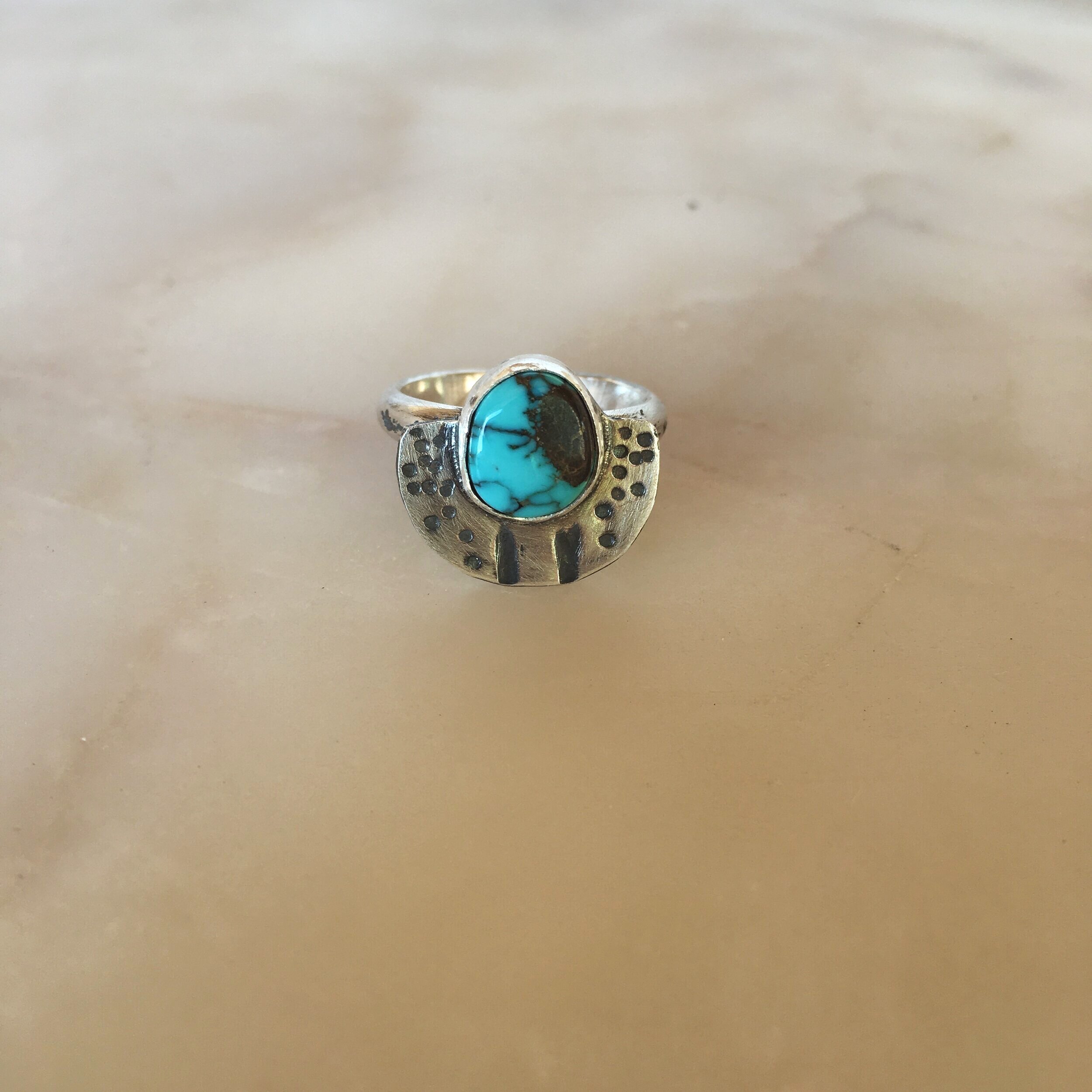 Widow Maker Turquoise Oracle Ring — Cheyenne Cannon Jewelry